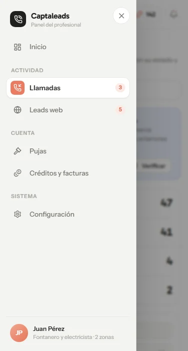 375 px · menú lateral
