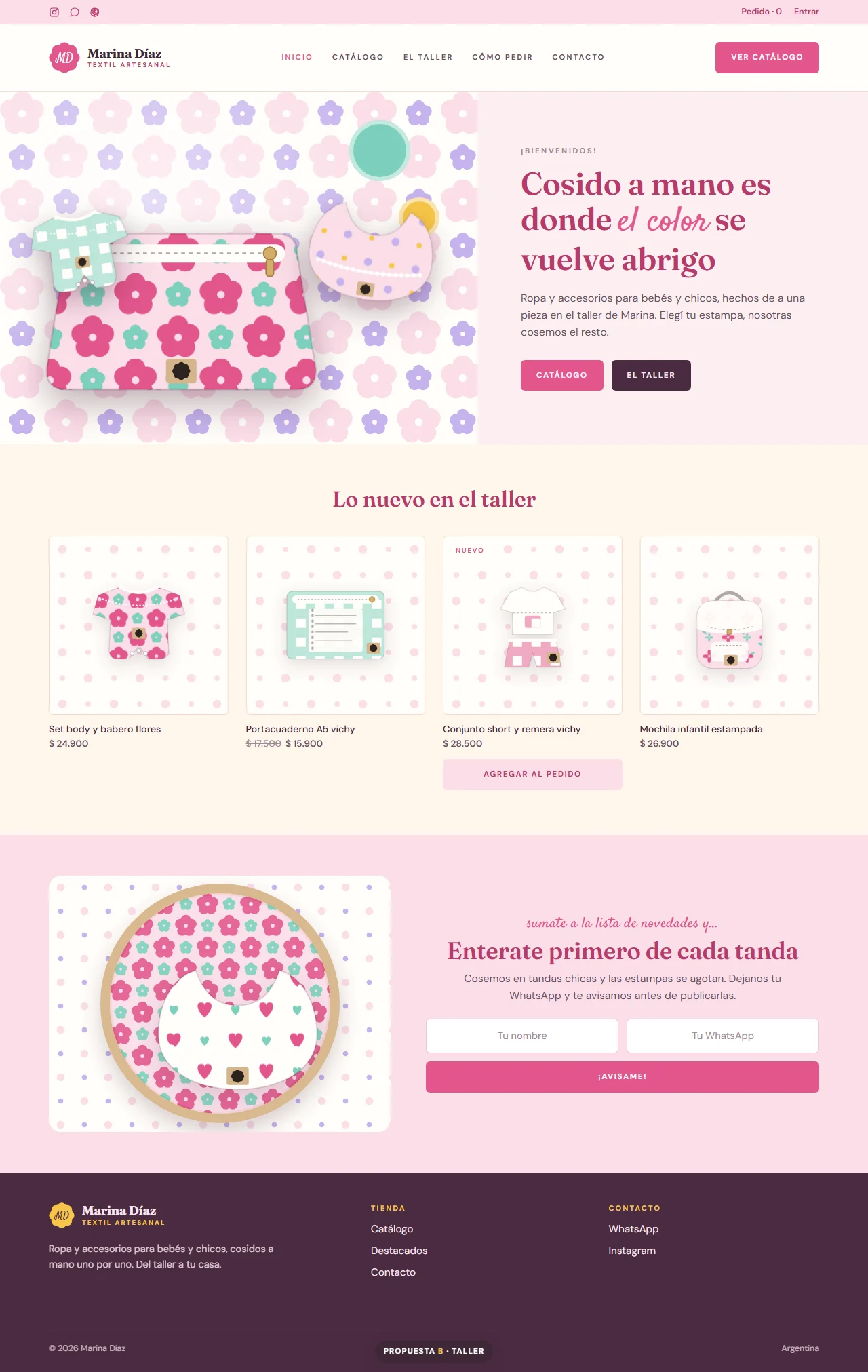 propuesta B · taller