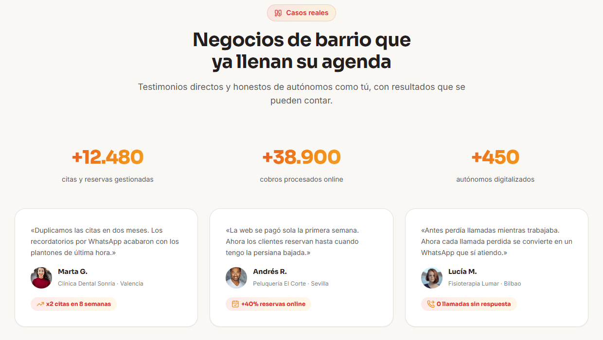 casos reales