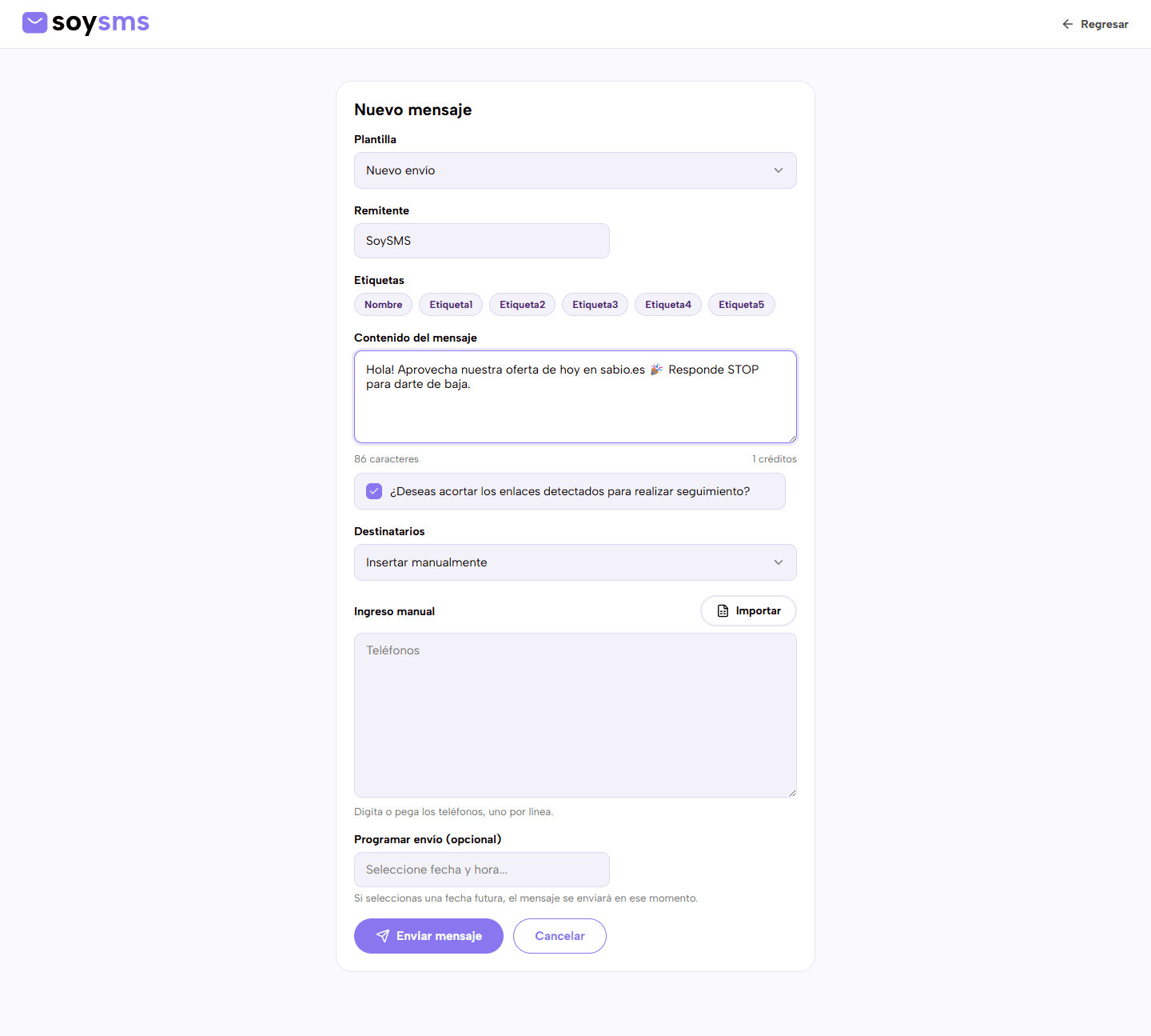 Compose & send