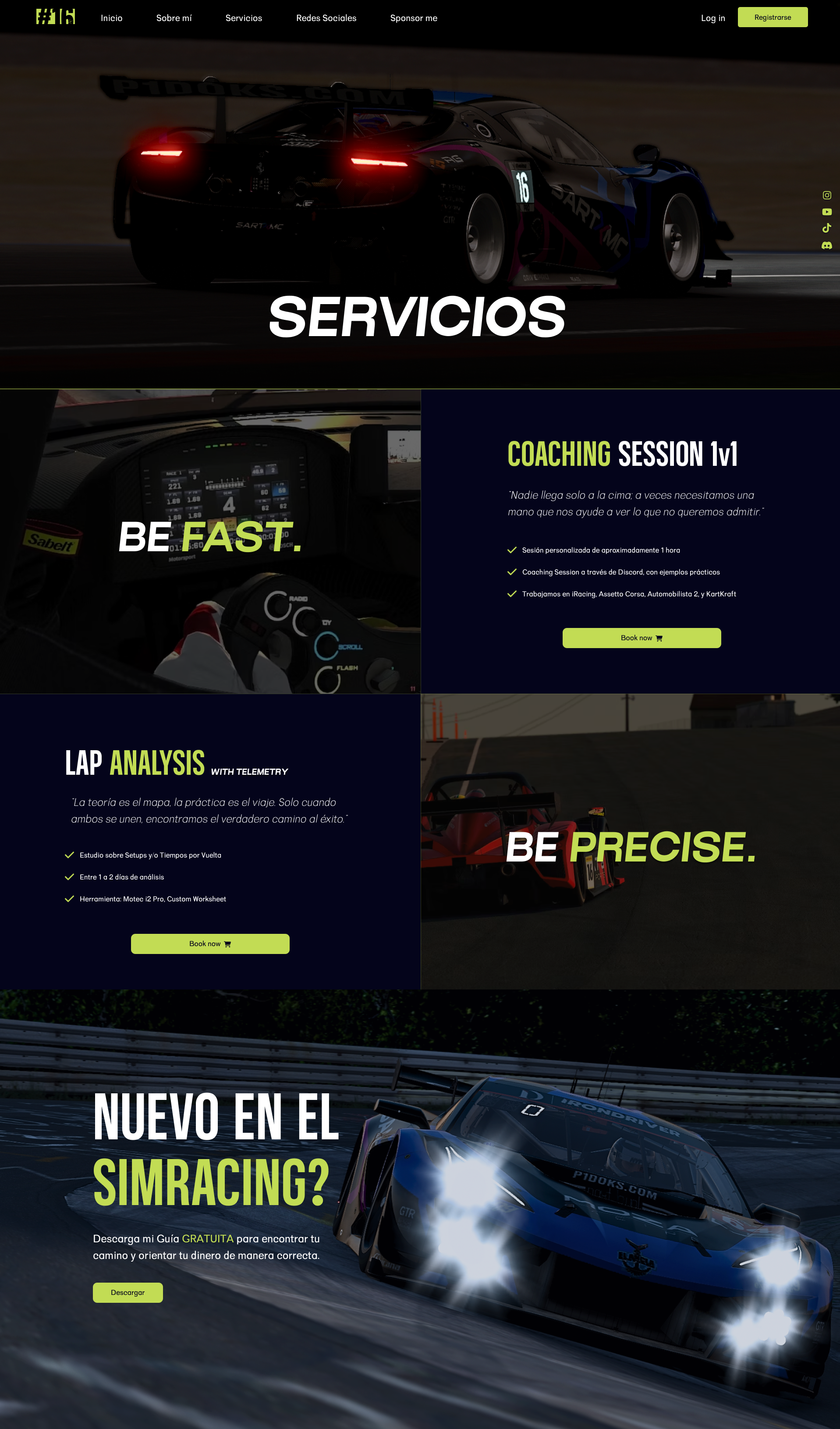 Responsive layout and booking CTA