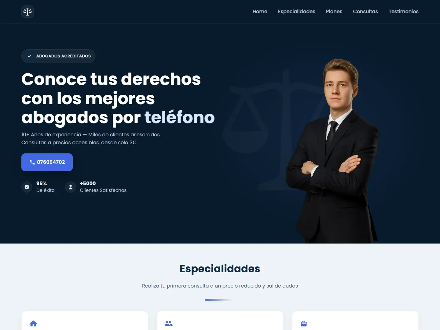 Abogados por teléfono
