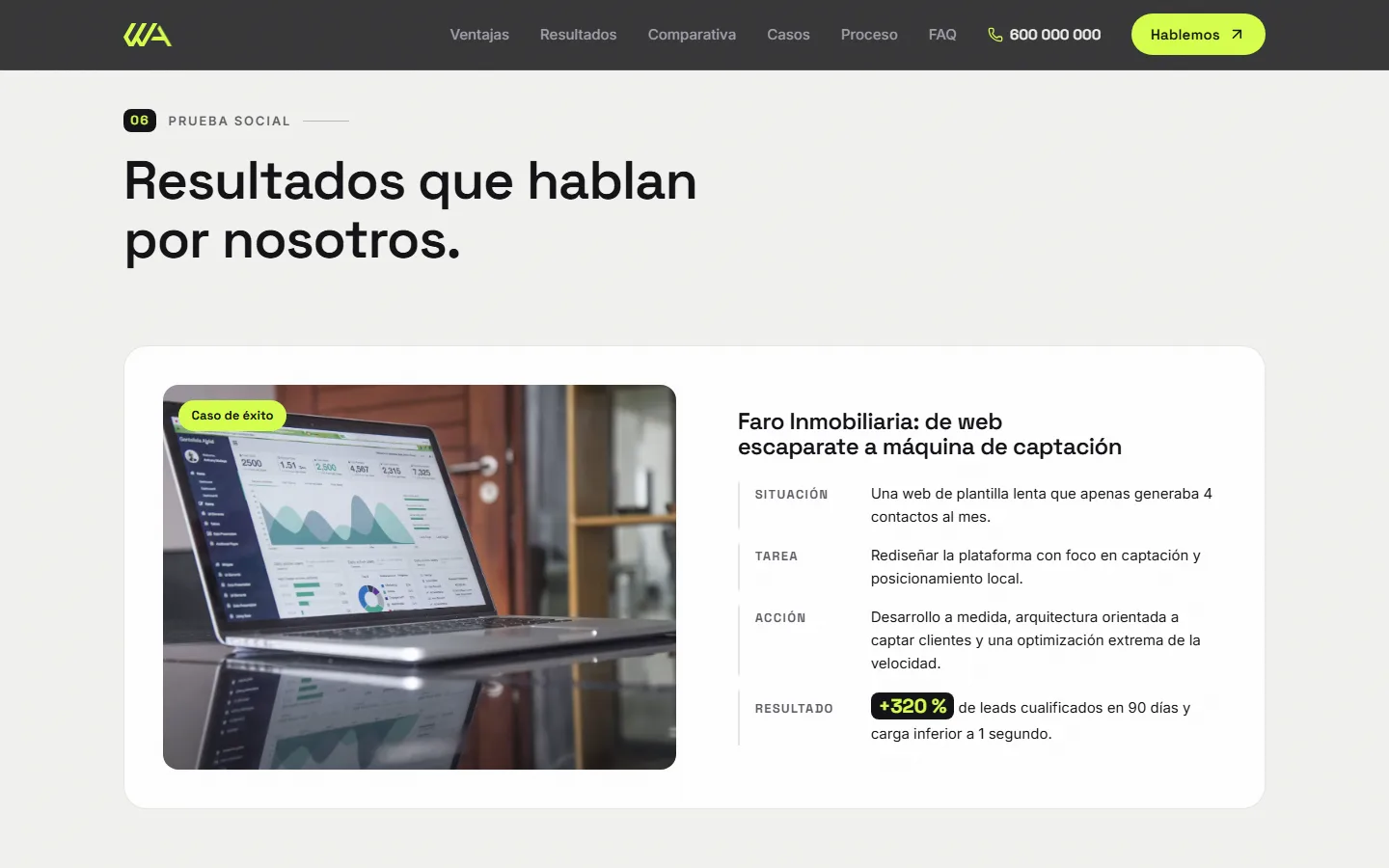 caso de éxito y testimonios