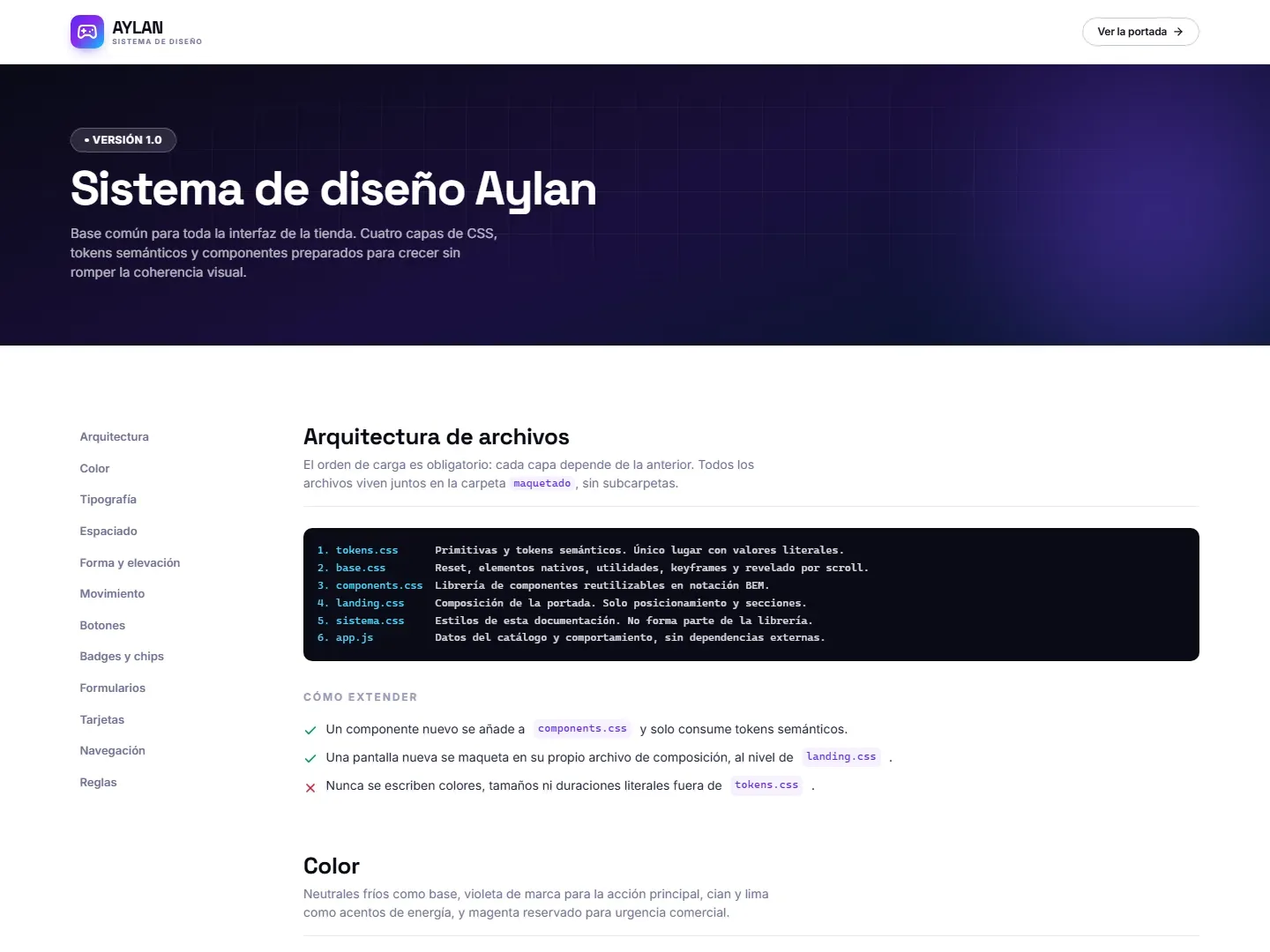 sistema de diseño