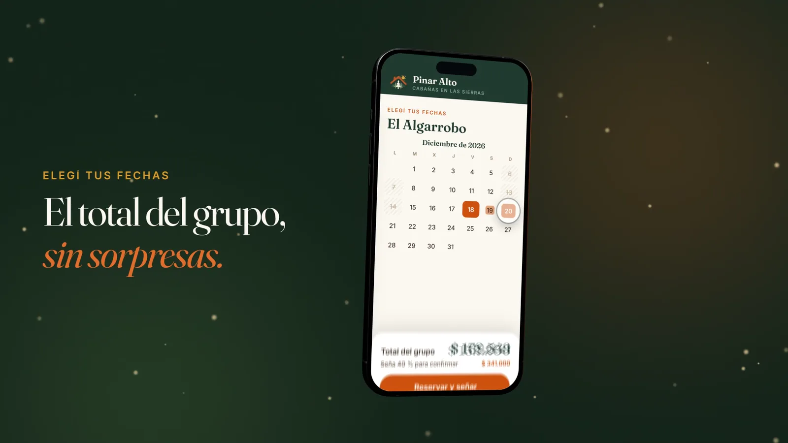 el total del grupo