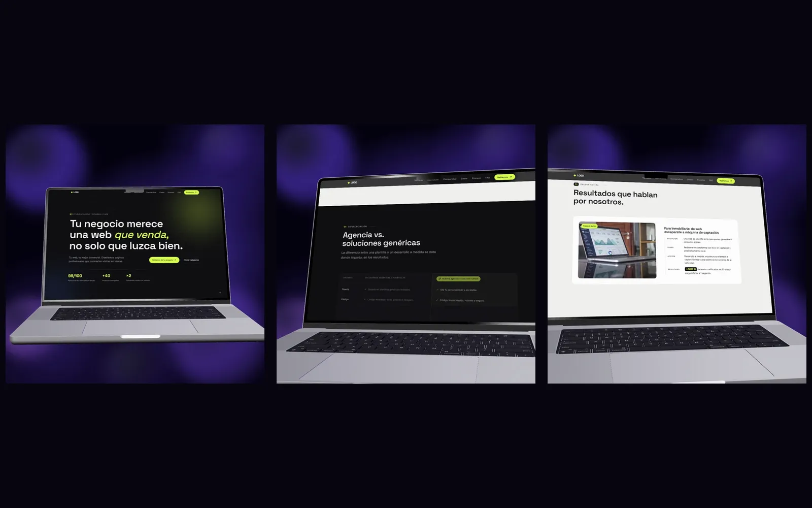 First frames on the laptop