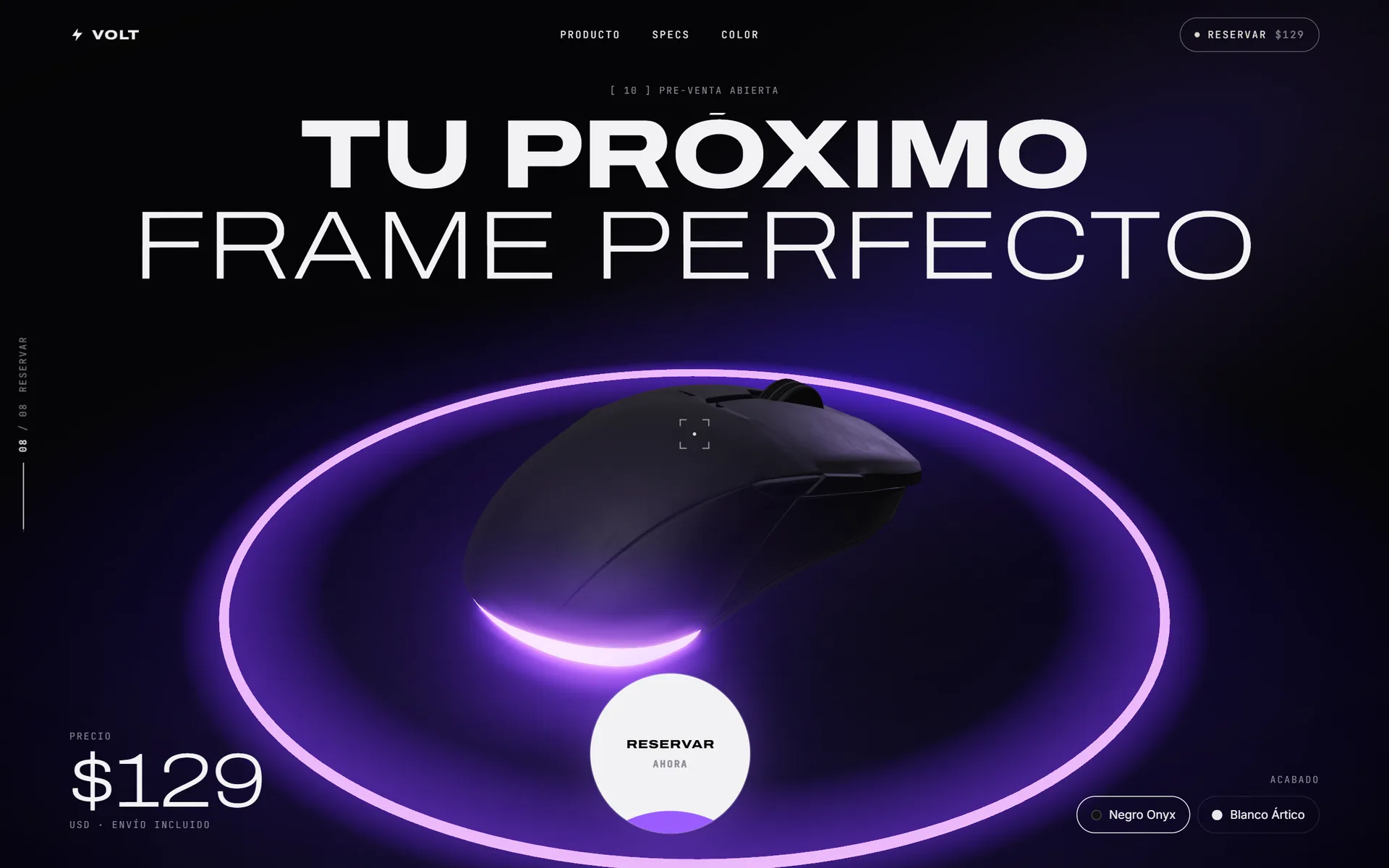 pre-venta · acabado y reserva